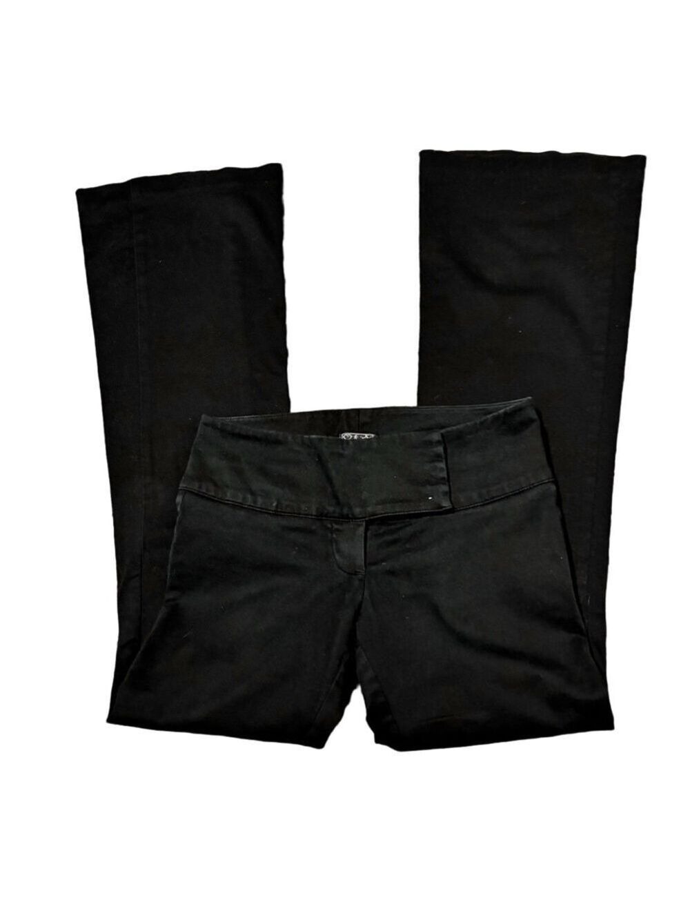 Vintage Low Rise Rampage Black Boot Cut & Flare Pants 0